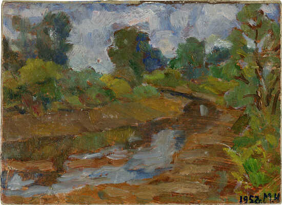 Мельников Николай Максимович. Речка в лесу